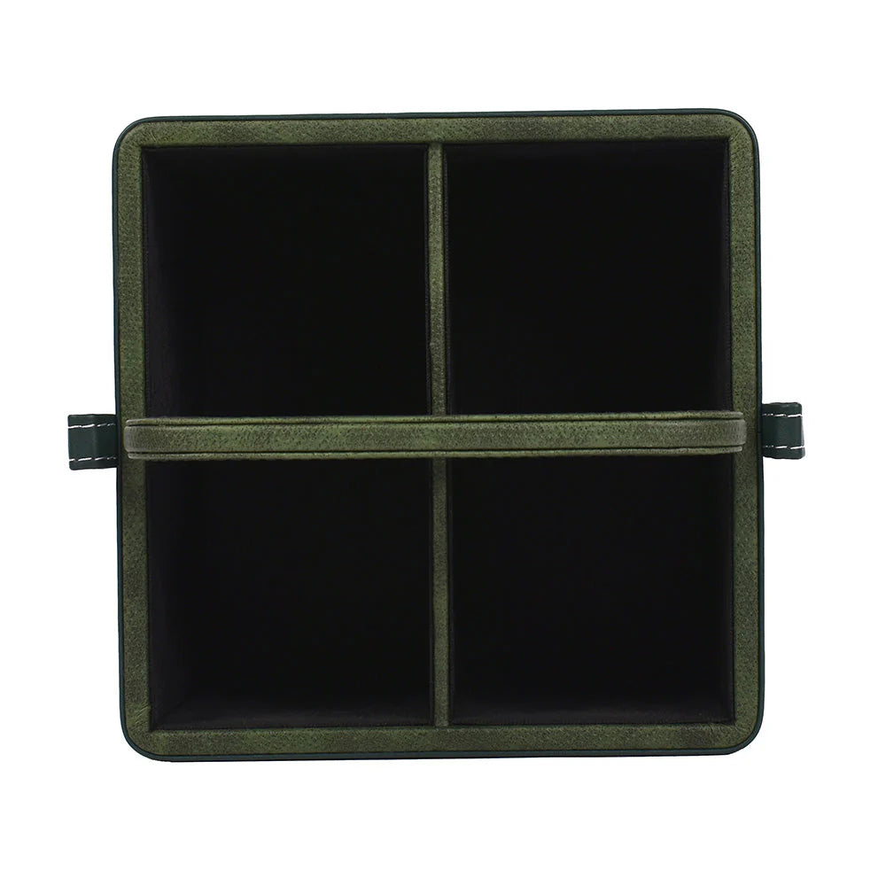 Doté Leatherette Multi-Utility Holder Organiser (4 Partition)