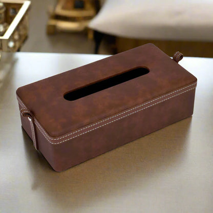 Doté Leatherette Rectangle Tissue Box Holder
