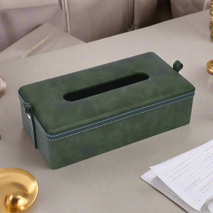 Doté Leatherette Rectangle Tissue Box Holder