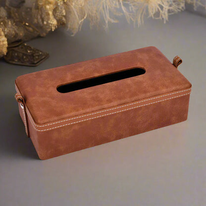 Doté Leatherette Rectangle Tissue Box Holder