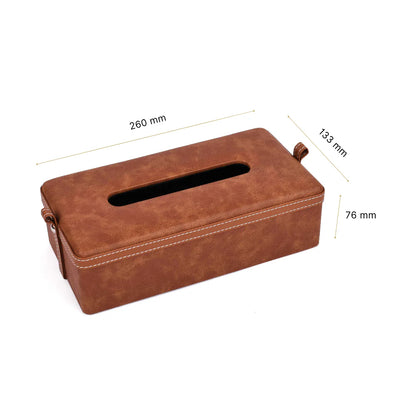Doté Leatherette Rectangle Tissue Box Holder