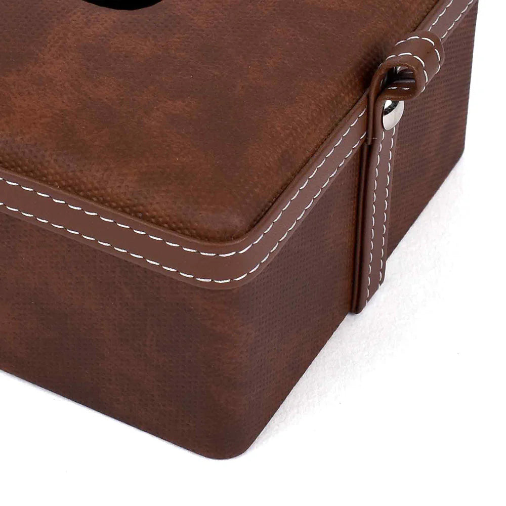 Doté Leatherette Rectangle Tissue Box Holder