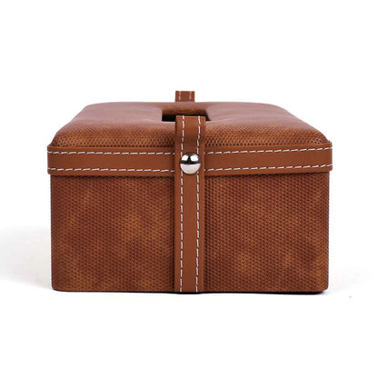 Doté Leatherette Rectangle Tissue Box Holder