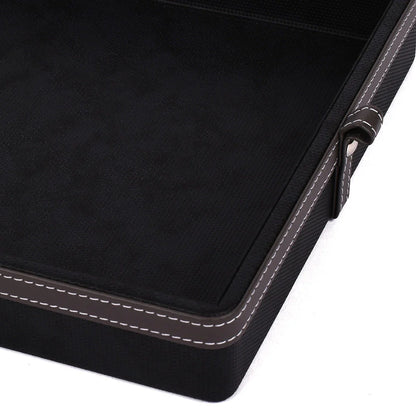 Doté Leatherette Rectangle Serving Tray Set of 2