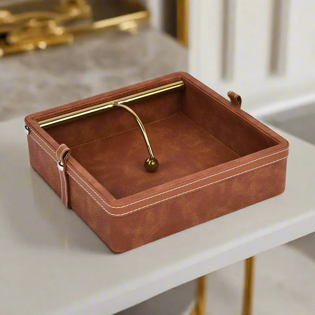 Doté Leatherette Weight Tissue Holder