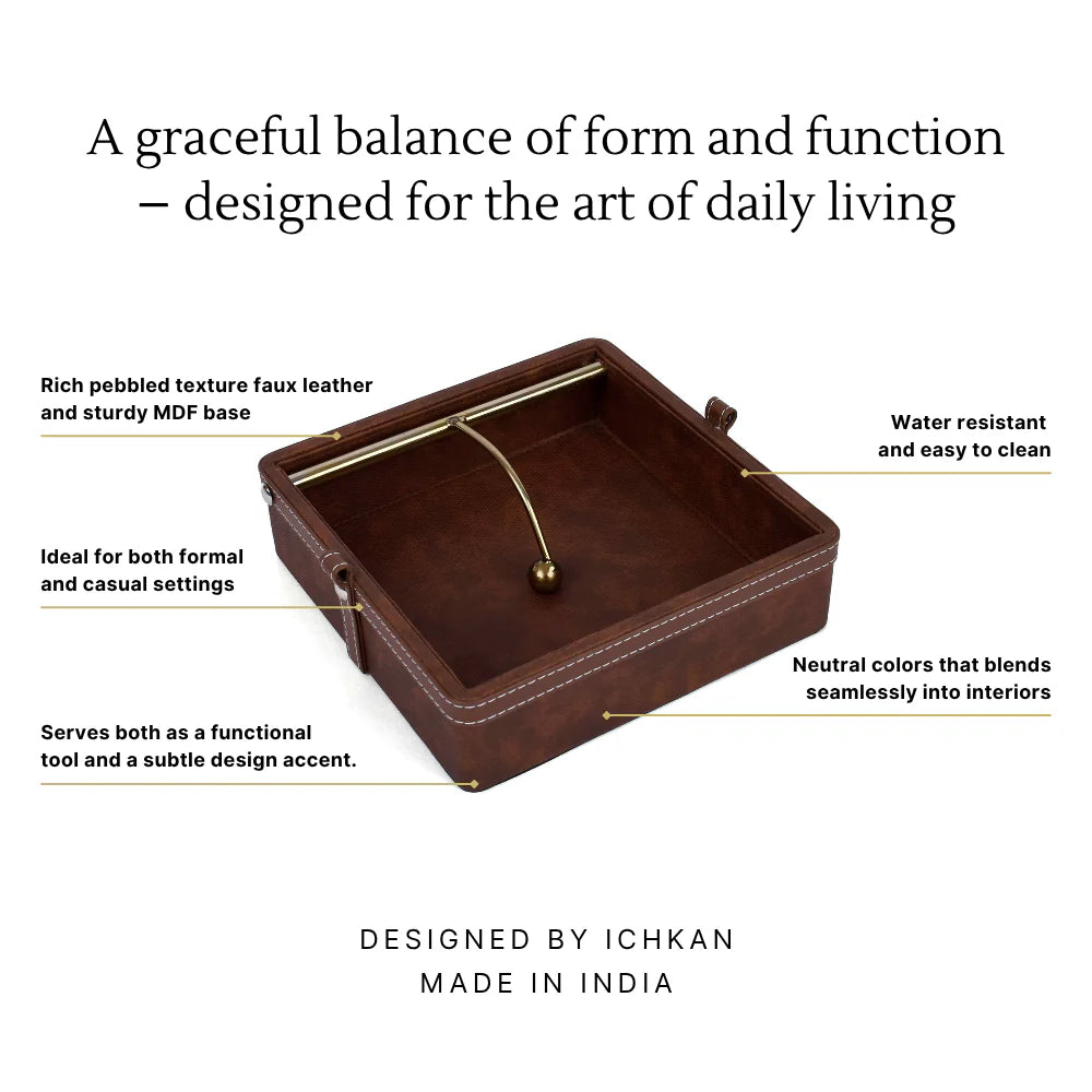 Doté Leatherette Weight Tissue Holder