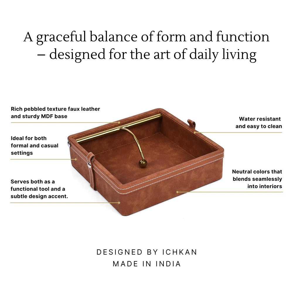 Doté Leatherette Weight Tissue Holder