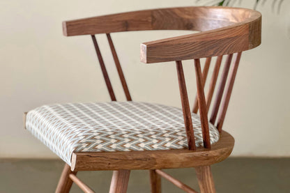 Windsor Beat Cushioned Chair-Rosewood