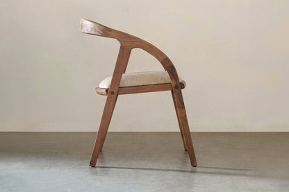 Nora Cushioned Chair-Rosewood