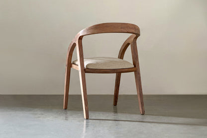 Nora Cushioned Chair-Rosewood