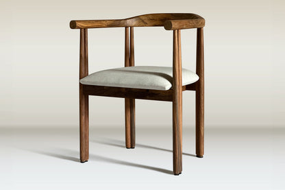 Duet Cushioned Chair-Rosewood