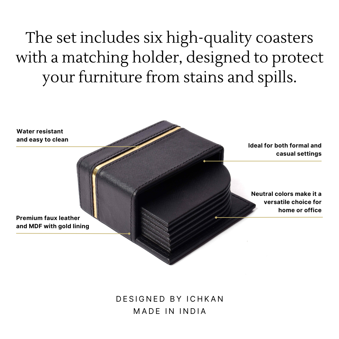 Midnight Coasters Set of 6