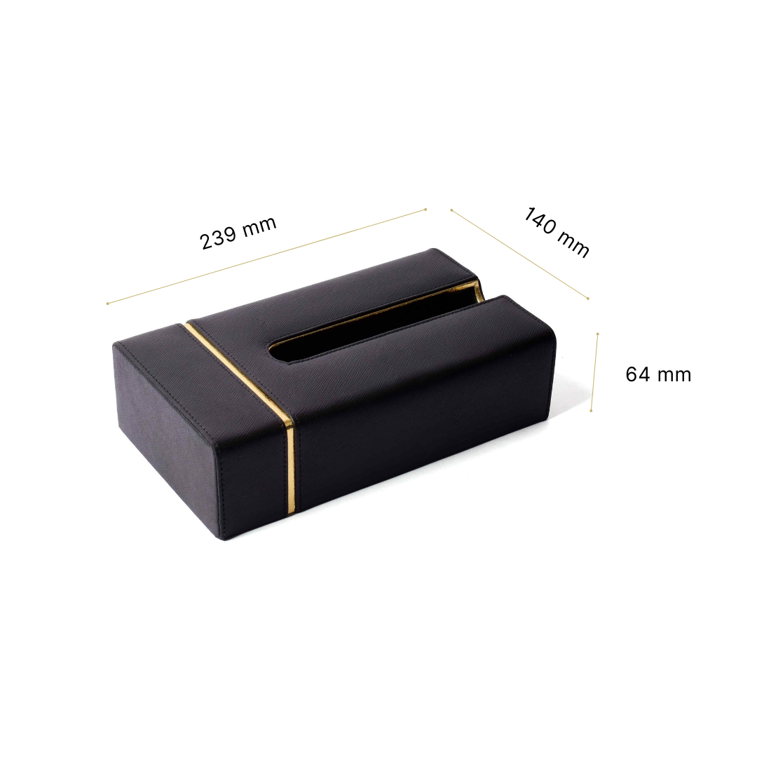 Midnight Rectangle Tissue Box