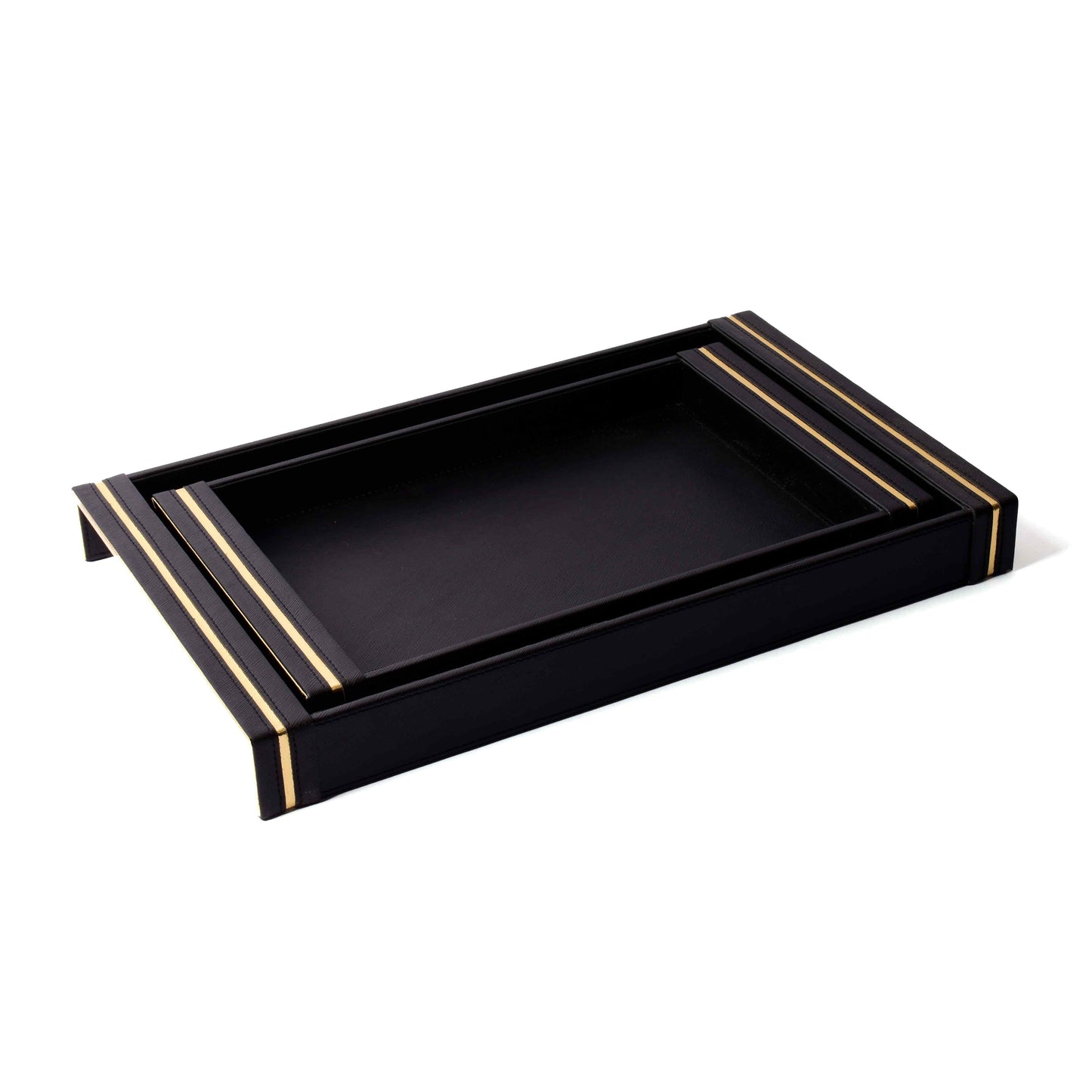 Midnight Rectangle Serving Tray Set of 2