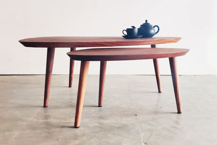 Nested Trio Coffee Table-Rosewood