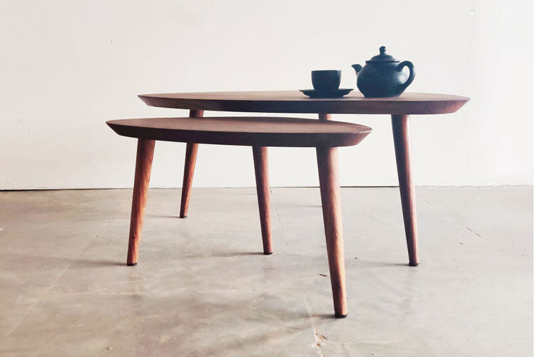 Nested Trio Coffee Table-Rosewood