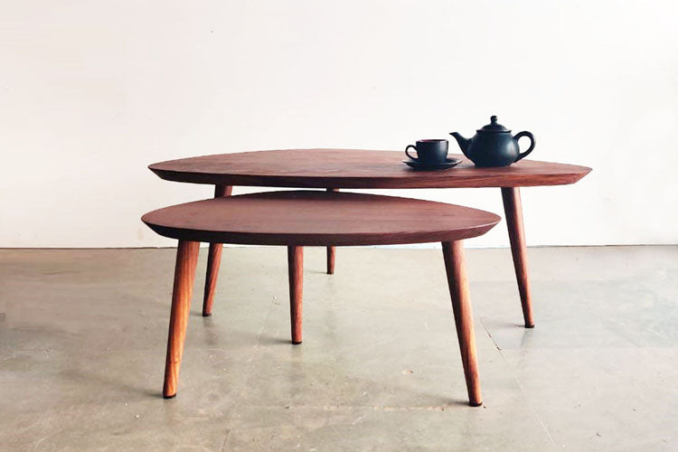 Nested Trio Coffee Table-Rosewood
