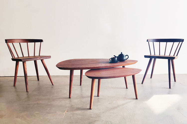 Nested Trio Coffee Table-Rosewood