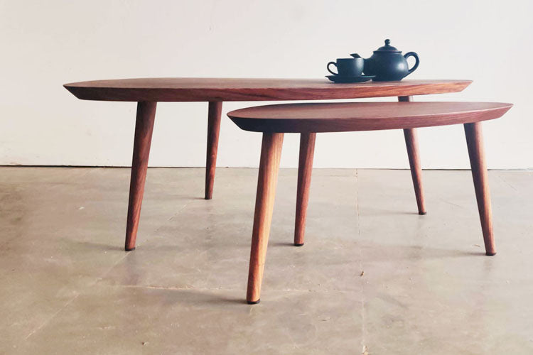 Nested Trio Coffee Table-Rosewood