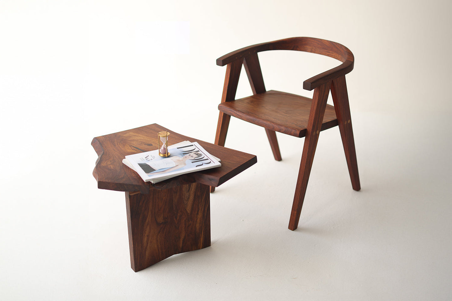 Natura Side Table-Rosewood