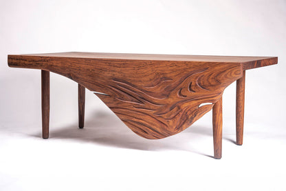 Swan Bench-Rosewood