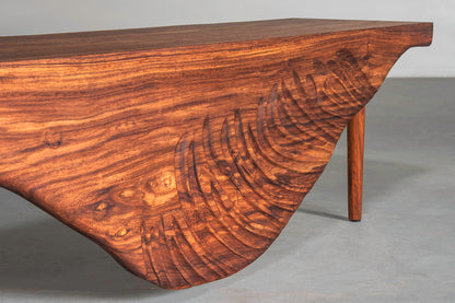 Swan Bench-Rosewood