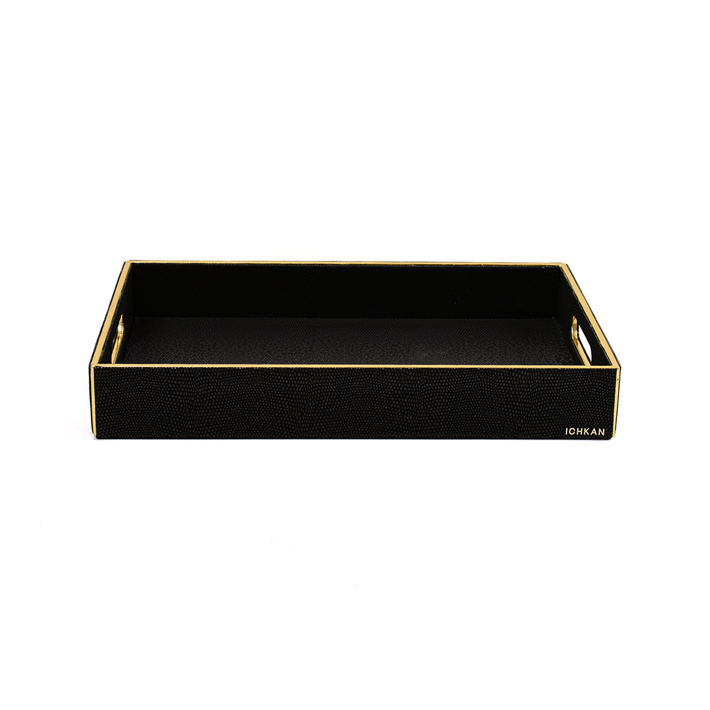 Serpentine Rectangle Tray Set of 2