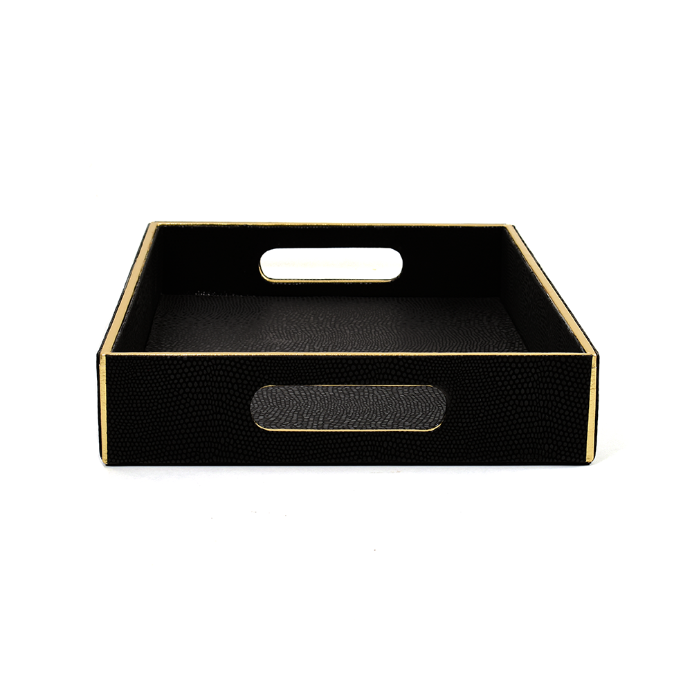 Serpentine Rectangle Tray Set of 2