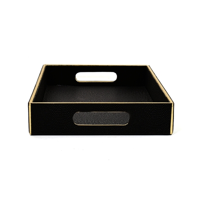 Serpentine Rectangle Tray Set of 2