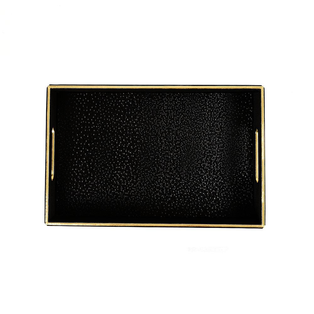 Serpentine Rectangle Tray Set of 2