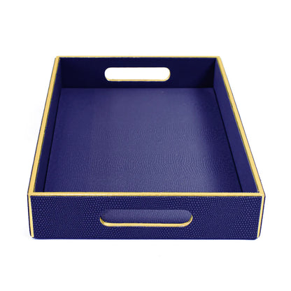 Serpentine Rectangle Tray Set of 2