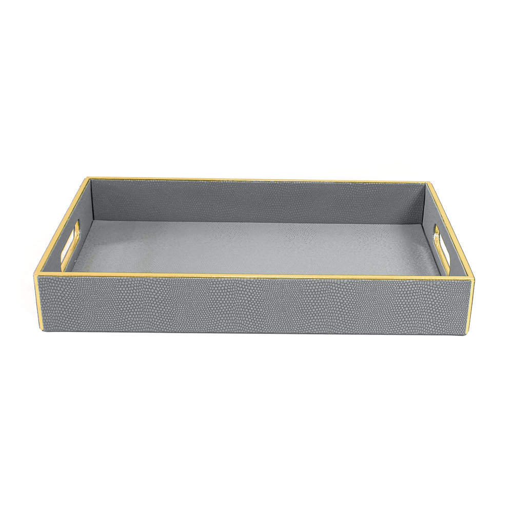 Serpentine Rectangle Tray Set of 2