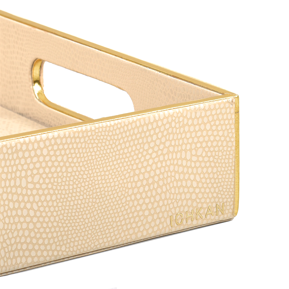Serpentine Rectangle Tray Set of 2