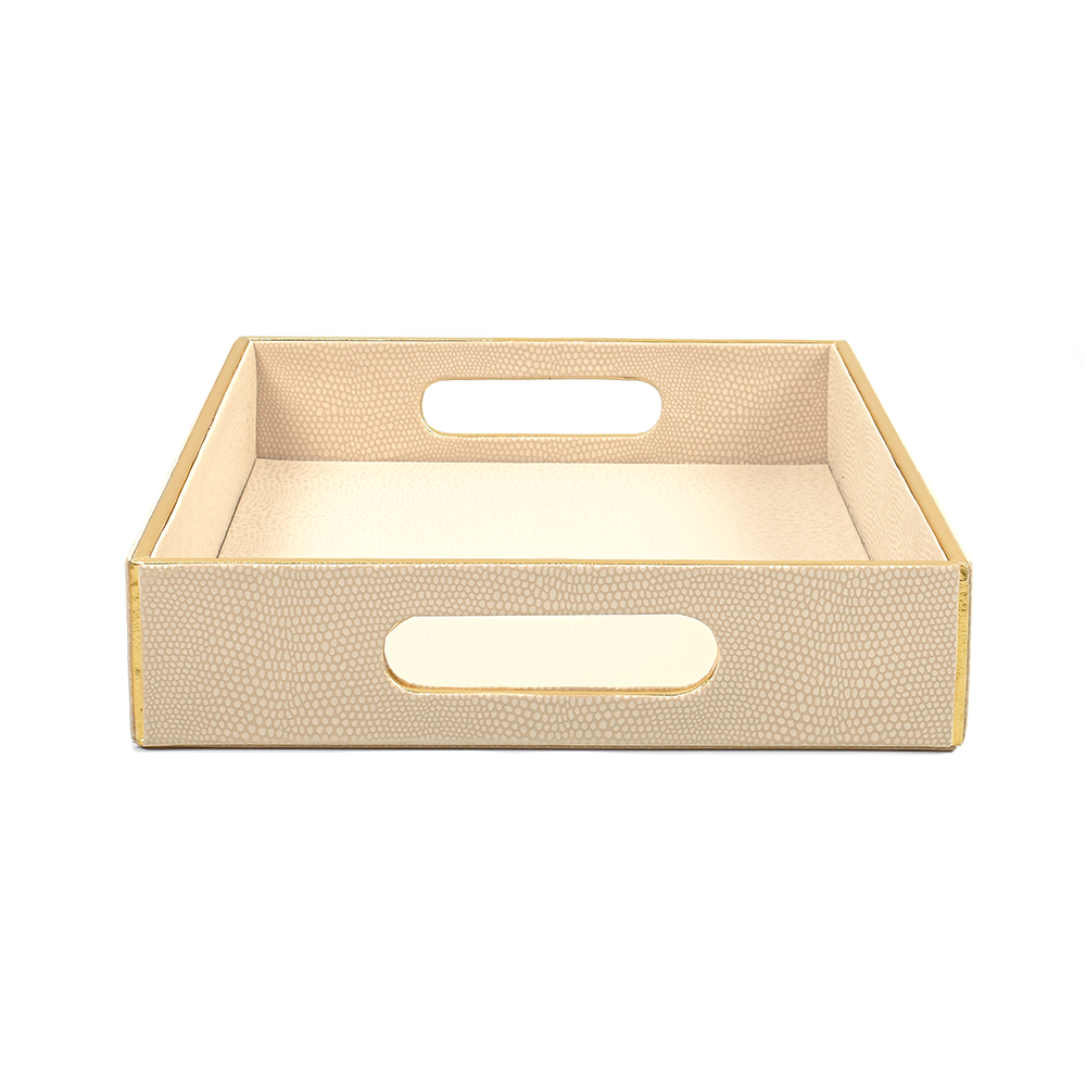 Serpentine Rectangle Tray Set of 2