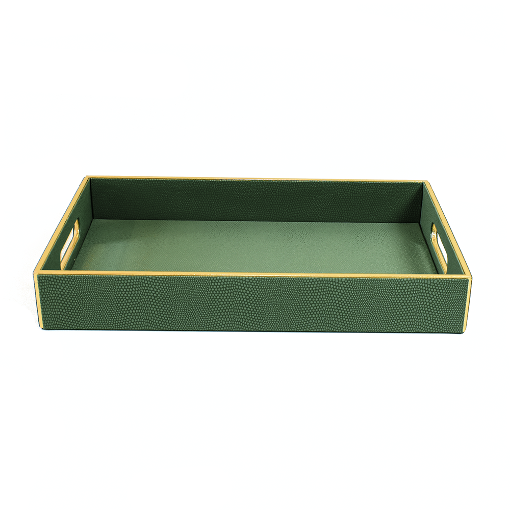 Serpentine Rectangle Tray Set of 2