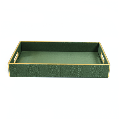 Serpentine Rectangle Tray Set of 2