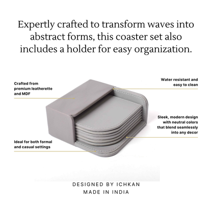 Wave Coasters Set of 6