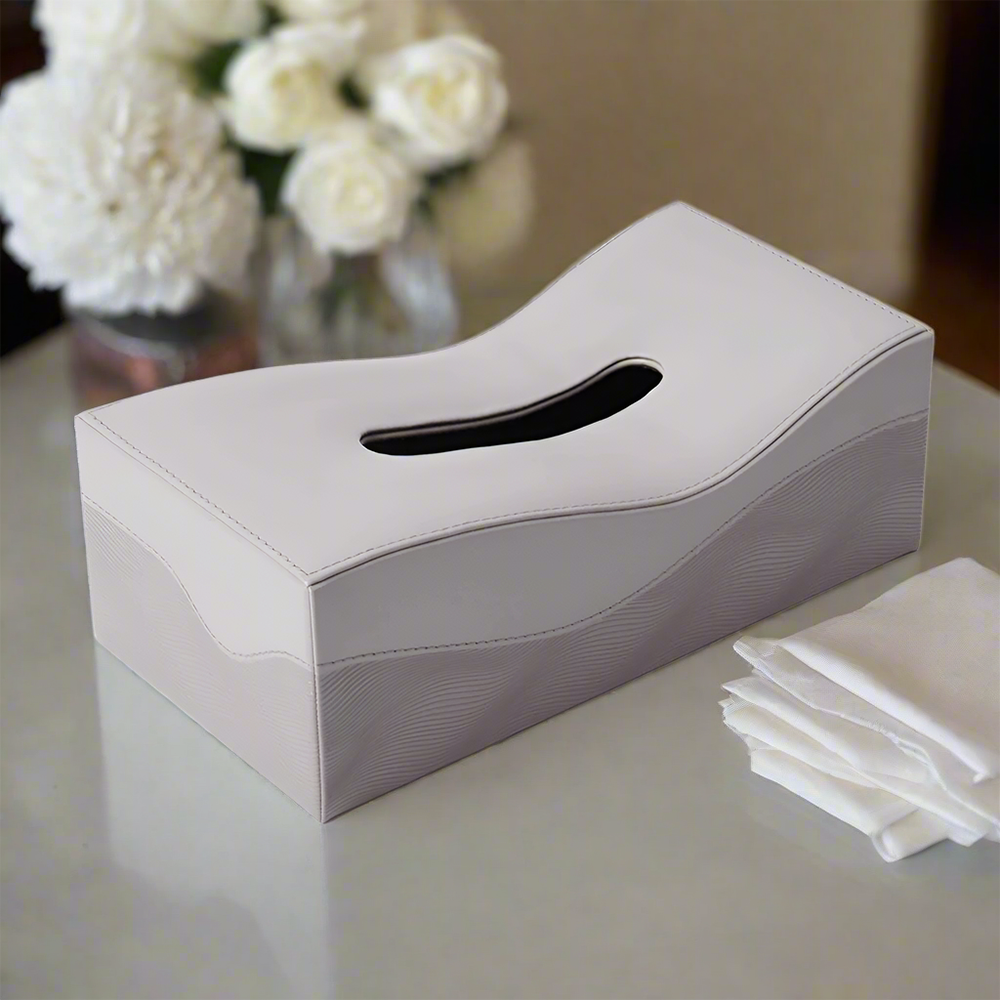Wave Rectangle Tissue Box