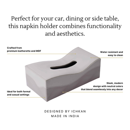 Wave Rectangle Tissue Box