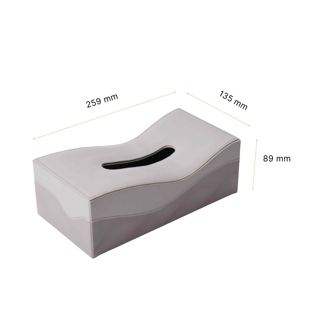 Wave Rectangle Tissue Box
