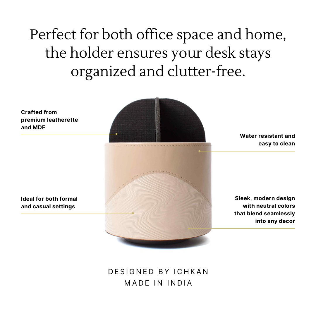 Wave Rotating Cosmetic/Pen Holder