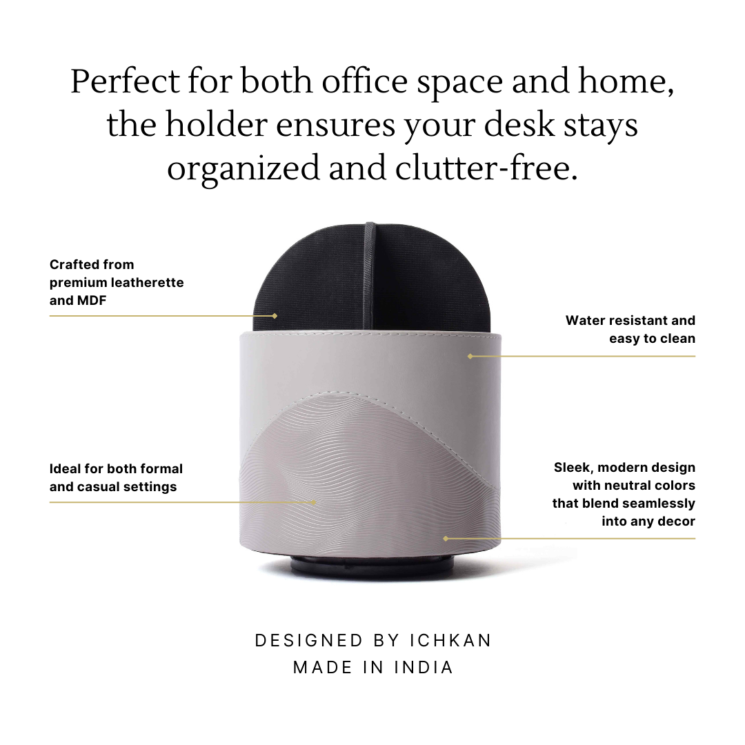 Wave Rotating Cosmetic/Pen Holder
