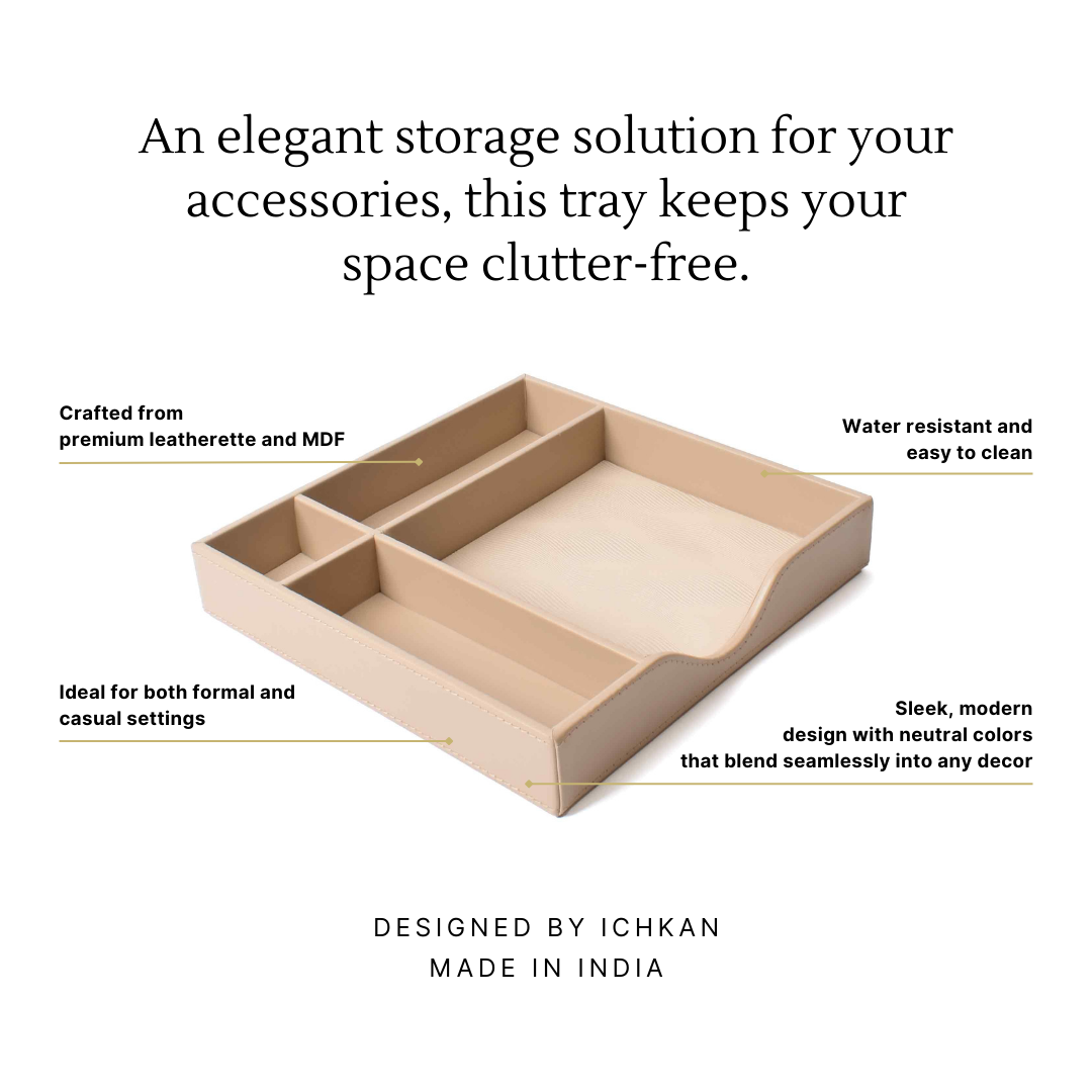Wave Square Tray Organizer
