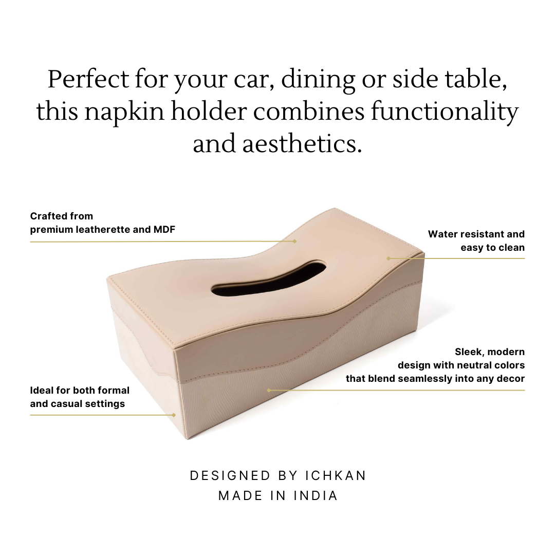 Wave Rectangle Tissue Box