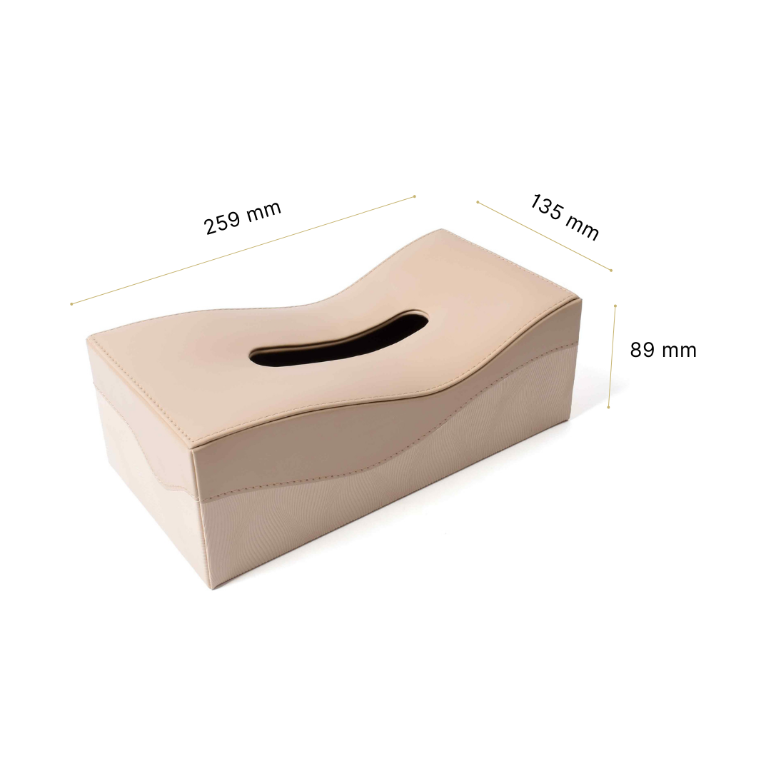 Wave Rectangle Tissue Box