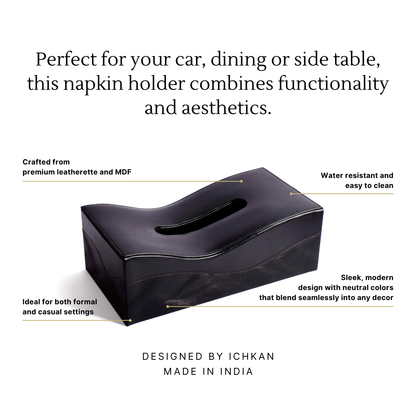 Wave Rectangle Tissue Box