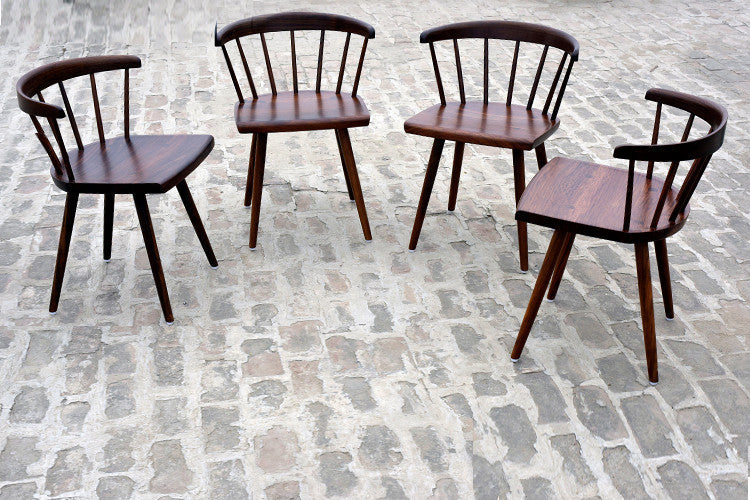 Windsor Low Back Chair-Rosewood
