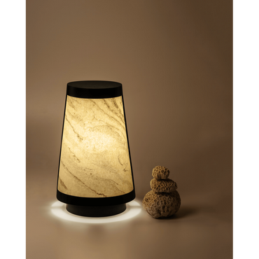 Nora Table Lamps in Zebra Marble finish small (2)