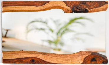 Kagami Wall Mirror-Rosewood