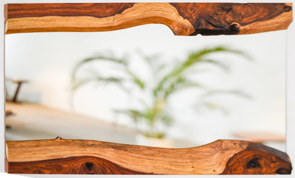 Kagami Wall Mirror-Rosewood